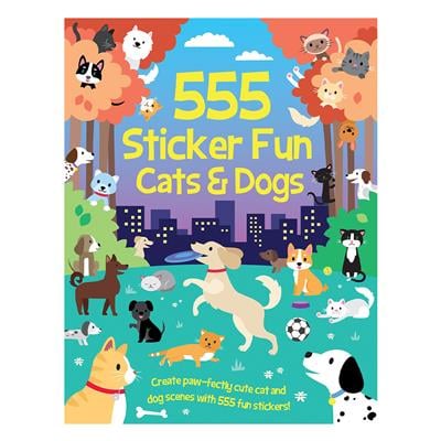 555 Sticker Fun - Cats and Dogs Activity Book