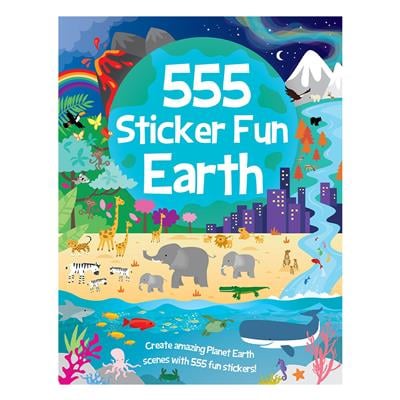 555 Sticker Fun - Earth