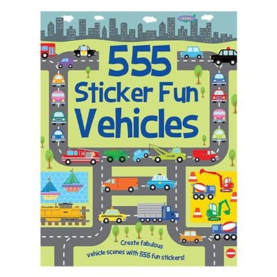 555 Sticker Fun - Vehicles