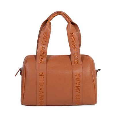 Mommy  Club Bag, Vegan Deri Kahve