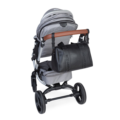 Mommy Club Bag, Vegan Deri Siyah