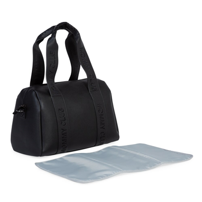 Mommy Club Bag, Vegan Deri Siyah