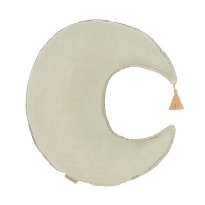 Nobodinoz Fransız Keten Yastık, Moon Green Matcha