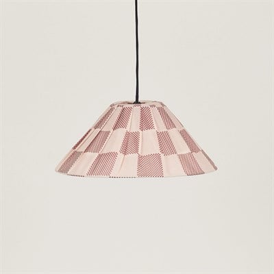 Nobodioz Ava Aydınlatma Şapkası, 50cm çap, Burnt Red Checks