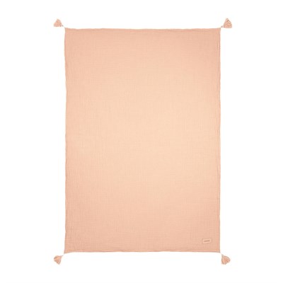Wabi Sabi 2 Kat Müslin Battaniye, Powder Pink