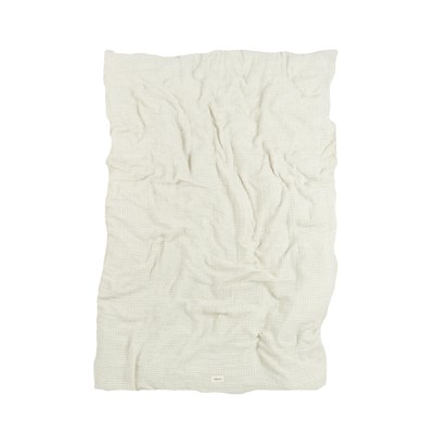 Wabi Sabi Nevresim Single, Blue Grid