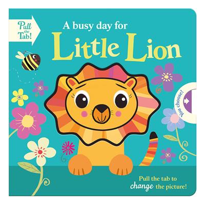A Busy Day For Little Lion - Pull The Tab Board Bo