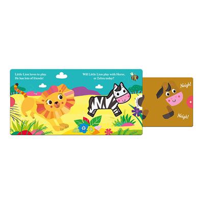 A Busy Day For Little Lion - Pull The Tab Board Bo