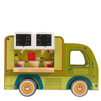Ahşap Oyuncak - Yemek Kamyonu