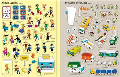 Airport Sticker and Colouring Book