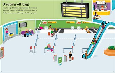 Airport Sticker and Colouring Book