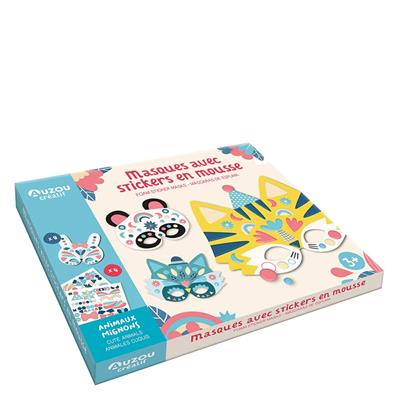 Aksesuar Setim - Hayvan Maskesi-Kabartmalı Sticker