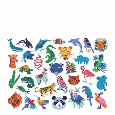 Çocuklar İçin Geçici Dövme - Hayvanlar