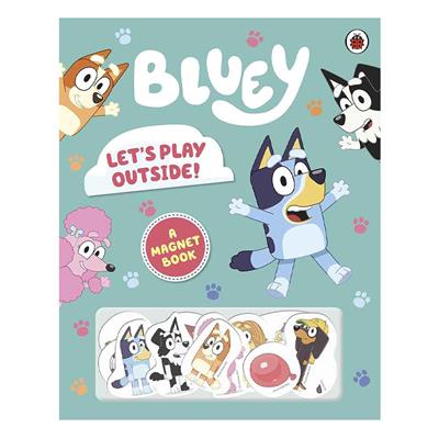 Bluey - Lets Play Outside Magnet Book