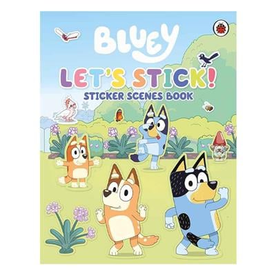 Bluey - Lets Stick Sticker Scenes Book