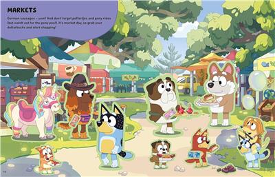 Bluey - Lets Stick Sticker Scenes Book