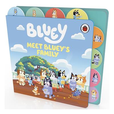 Bluey - Meet Blueys Family - Tabbed Board Book