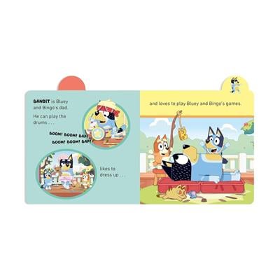 Bluey - Meet Blueys Family - Tabbed Board Book