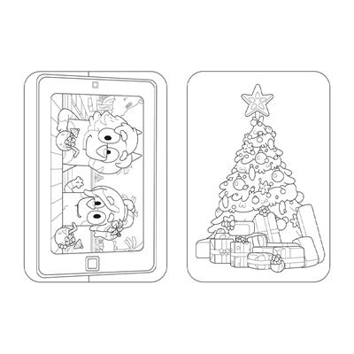 Bluey - Merry Christmas Colouring Book