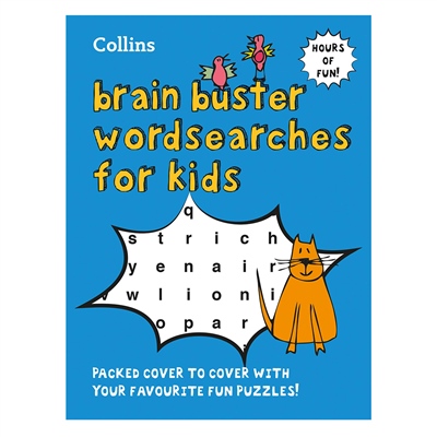 BRAIN BUSTER WORDSEARCHES FOR KIDS