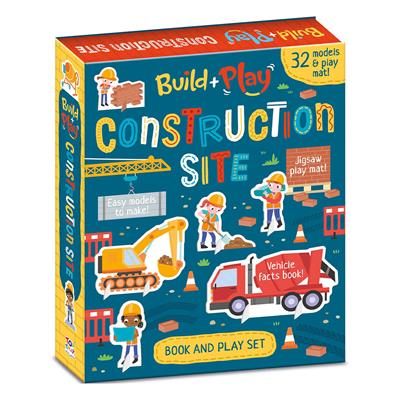 Build and Play - Construction Site Book and Play