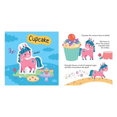 Build and Play - Unicorns Book and Play Set