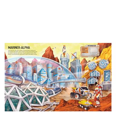 Build Your Own Futuristic Cities Sticker Book