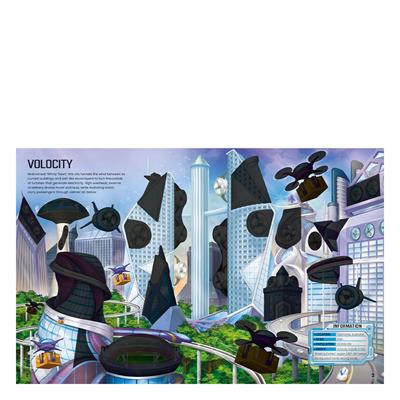 Build Your Own Futuristic Cities Sticker Book