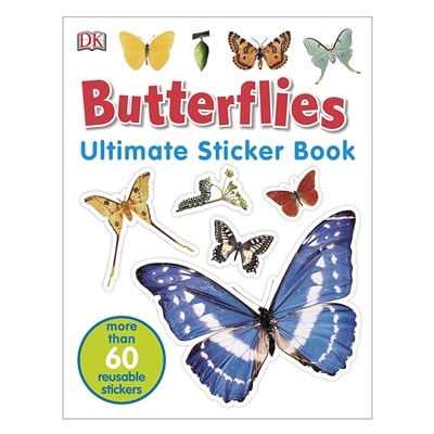 BUTTERFLIES ULTIMATE STICKER BOOK (ULTIMATE STICKE