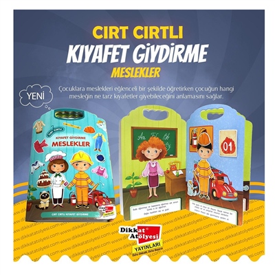 Cırt Cırtlı Kıyafet Giydirme - Meslekler