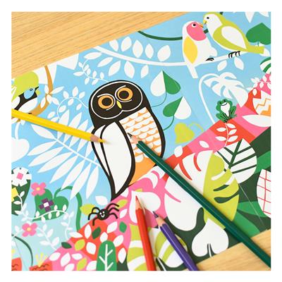 Coloring Tropical Forest - Coloring Posters