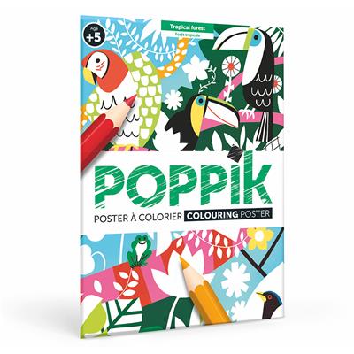 Coloring Tropical Forest - Coloring Posters