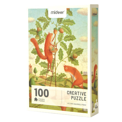 Creatıve Puzzle - Acorn Squırrels
