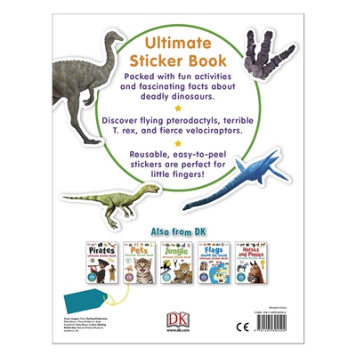 DANGEROUS DINOSAURS UTLIMATE STICKER BOOK