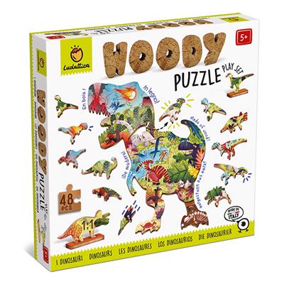 Ahşap Puzzle - Dinozor