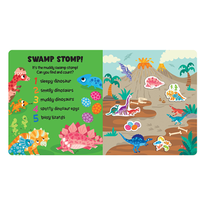 Easy Peely Dinosaurs - Peel, Stick, Play