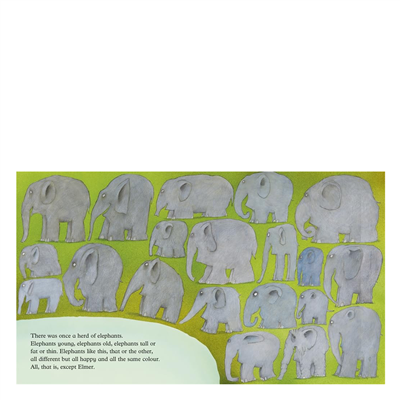 Elmer Book and Toy Gift Set