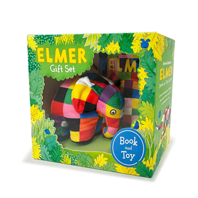 Elmer Book and Toy Gift Set