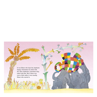 Elmer Book and Toy Gift Set