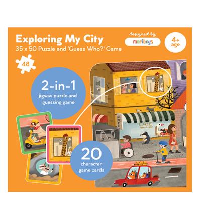 Exploring My City - 2 İn 1 Puzzle Ve Tahmin Oyunu