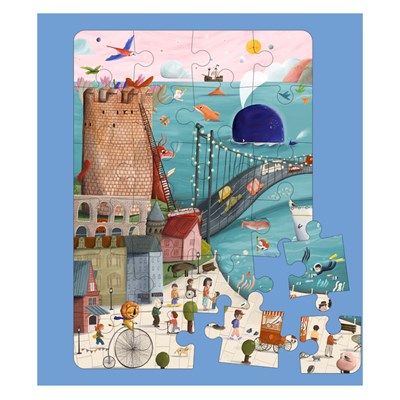 Faıry Tale Puzzle 24 Parça Çantalı Dev Yer Puzzle