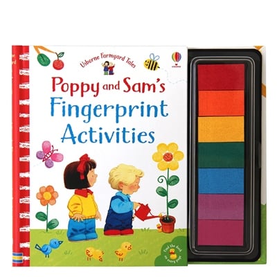 FARMYARD TALES POPPY AND SAM'S: FINGERPRINT ACTIVITIES Çocuk Kitapları Uzmanı - Children's Books Expert