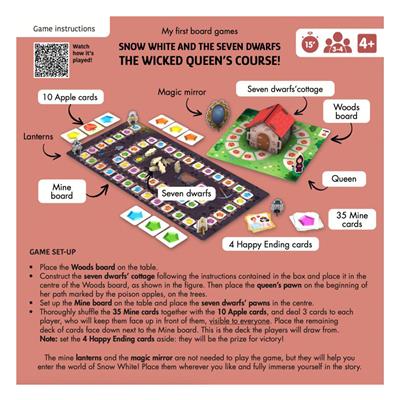 İlk Kutu Oyunlarım - Pamuk Prenses ve Yedi Cüceler