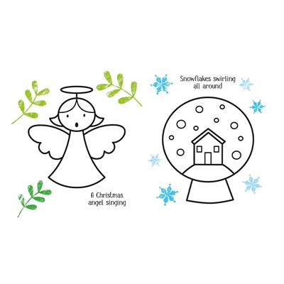 First Colouring Christmas