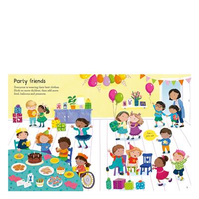 First Sticker Book My Friends