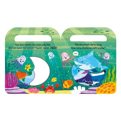 Five Blue Sharks - Carry And Count - Board Book