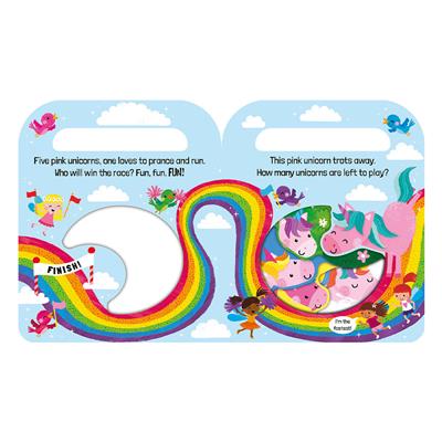 Five Pink Unicorns - Carry And Count -  Board Book