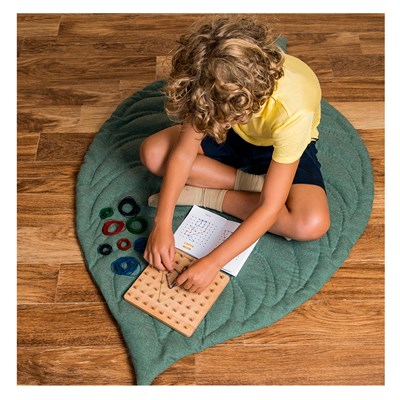 Geoboard - Ahşap Lastikli Şekiller