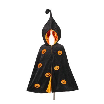 Halloween Kabağı Pelerini 4-7 Yaş