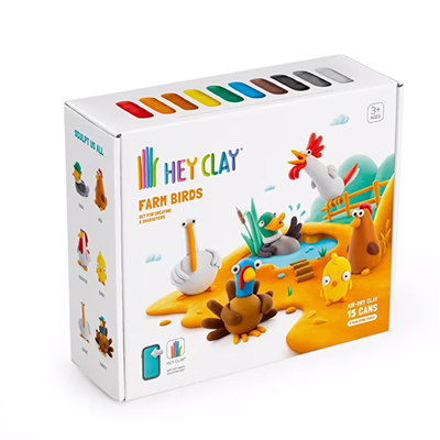 Hava İle Kuruyan Kil - Çiftlik Kuşları 15 Li Kutu